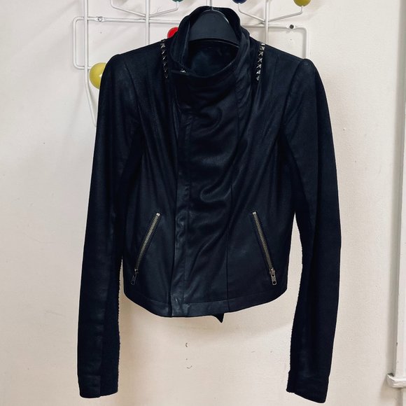 Veda Leather Jacket - Picture 1 of 8
